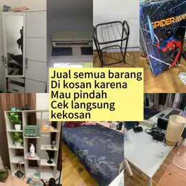 JUAL CEPAT SEMUA BARANG DIKOSAN KARENA MAU PINDAH