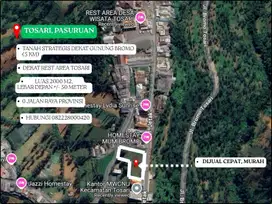 Dijual Tanah Murah Dekat Gunung Bromo. 0 Jalan Raya. SHM.