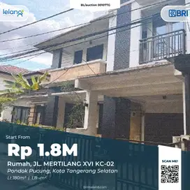 Rumah Dijual, Jl.Mertilang, Pondok Pucung, Pondok Aren, Tangsel