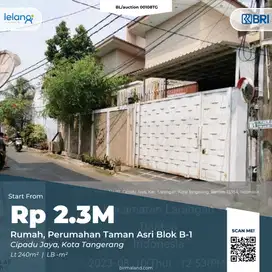 Rumah Dijual, Perum Taman Asri, Cipadu Jaya, Larangan Kota, Tangerang