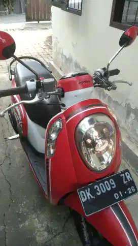 Honda Scoopy 2016 Merah Mint Condition