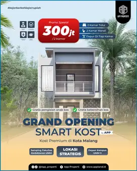 Dijual Rumah Kost di Malang – Dekat Fakultas Kedokteran UMM