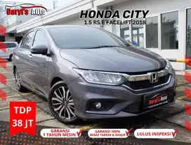 2018 Honda CITY 1.5 RS E Facelift AT TDP38jt