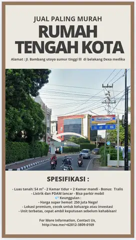 Jual rumah murah palembang