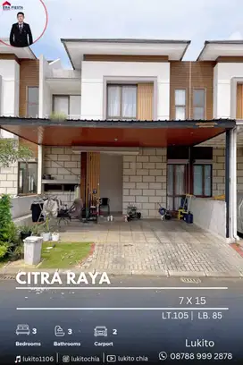 Dijual Rumah 2 Lt Semifurnish di Citra Raya Cikupa Siap Huni