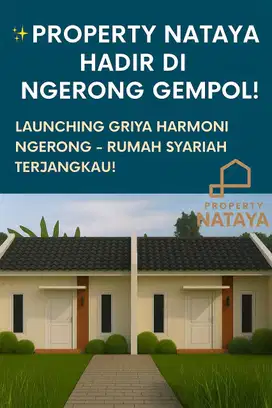 Rumah Murah Kredit Syari'ah Pusat Kota Gempol