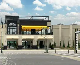 Ruko Downtown Drive Hadap Jalan Boulevard di Gading Serpong