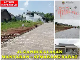 Tanah Kavling Siap Bangun Candi Kalasan Manyaran Semarang