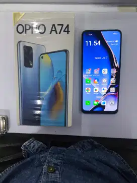 OPPO A74 6/128 SECOND EX GARANSI RESMI OPPO