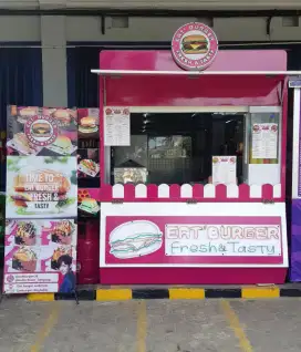 Gerobak usaha portable