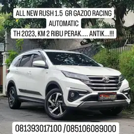 ALL NEW RUSH 1.5  GR GAZOO RACING Automatic
Tahun : 2023, KM 2 ribu