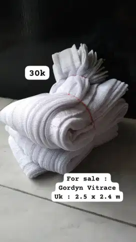 Gordyn gorden tirai transparan vitrace