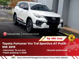 [ PAJAK PANJANG ] Toyota Fortuner Vrz Trd Sportivo AT Putih 2019/2020