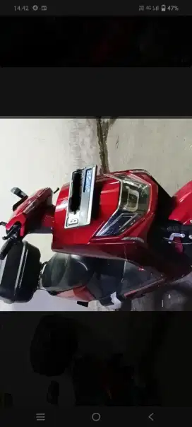 Jual cepat motor listrik davigo dragon merah
