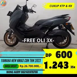 YAMAHA NEW NMAX CON TAHUN 2023 SIAP PAKAI, BERGARANSI MESIN HALUS