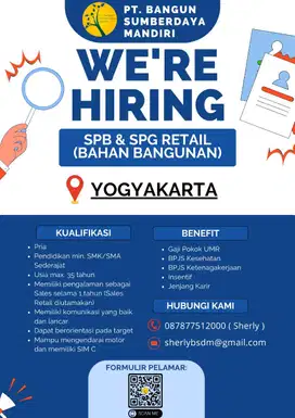 SPG/SPB Retail (Bahan Bangunan)