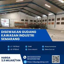 Gudang Luas 17.676m² Disewakan di Semarang – sangat luas
