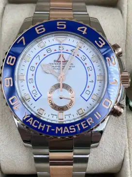 Rolex Yacht Master II Rose Gold Two Tone With The New Mercedes Hands