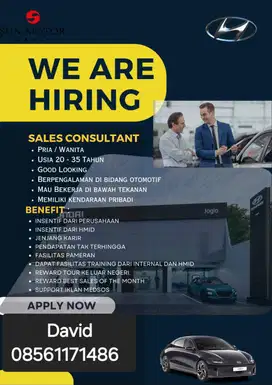 Sales Consultant Otomotif Pria & Wanita