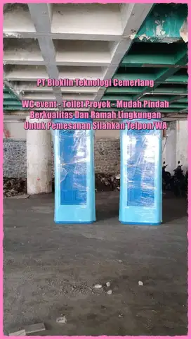 Closet Jongkok/ Duduk Toilet Outdoor, WC Portable, Mudah Dipindahkan R
