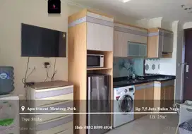 Disewakan Apartement Menteng Park Low Floor Type Studio Full Furnished