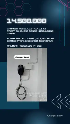 CAS MOBIL LISTRIK 7KW. 11KW, 22 KW