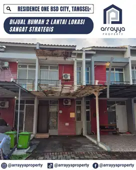 DIJUAL RUMAH 2 LANTAI CLUSTER RESIDENCE ONE BSD 'DMB18