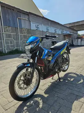 Suzuki Satria FU Biru Hitam 2021