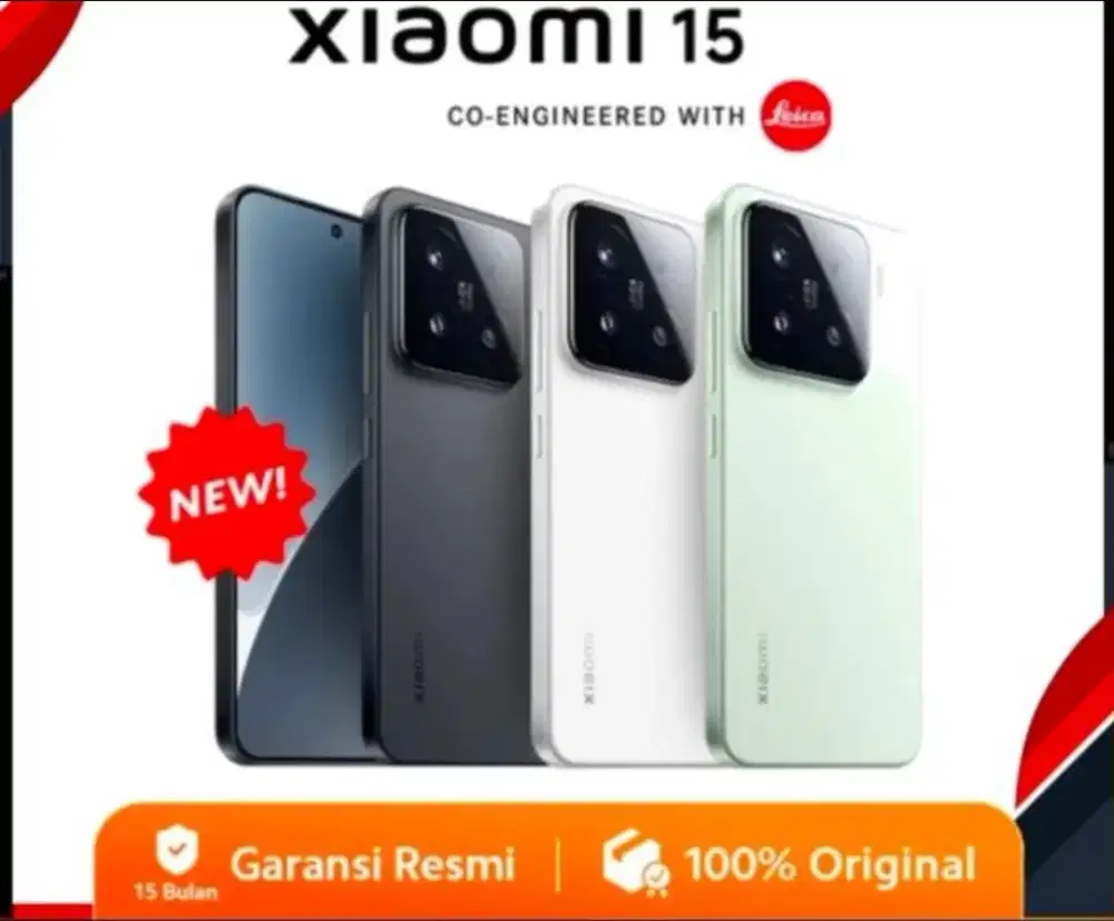 Murah new xiaomi 15 5G 12/512 grs resmi. Bs kredit/bs TT
