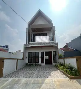 Dijual Rumah Scandinavian 2 Lantai Siap Huni Griya Alam Sentul