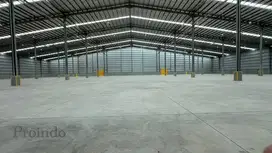 Disewakan gudang baru 8500m dlm kws industri delta silicon cikarang