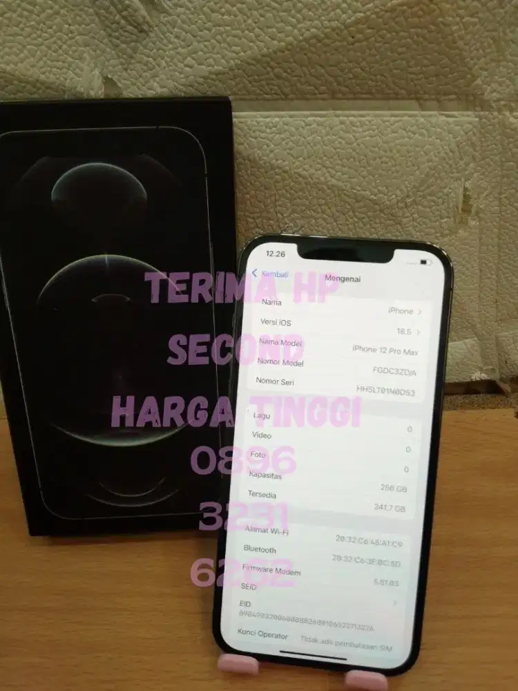 dicari dan siap beli iphone 12pm 128 Gb