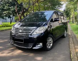 TDP 10 JUTA Alphard 2.4 X Matic 2012 Hitam ISTIMEWA Siap pakai