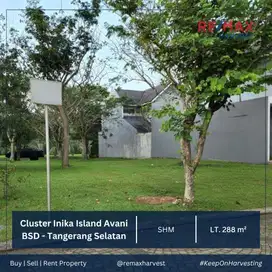 DIJUAL MURAH KAVLING LOKASI STRATEGIS CLUSTER INIKA ISLAND AVANI BSD