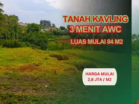 Tanah Kapling 100-an m2 3 Menit Alam Wisata Cimahi