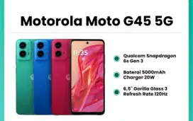 Murah new motorola G45 5G 8/256 grs resmi bs kredit/bs TT
