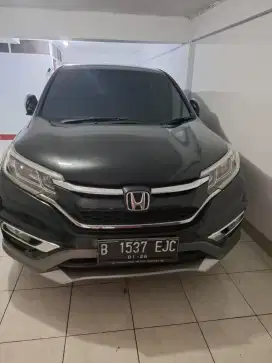Jual CRV 2015 itam automatic komplit mulus