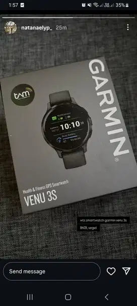 Smartwatch Garmin Venu 3s