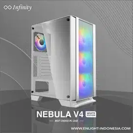 New - Casing PC Gaming INFINITY NEBULA V4 - White