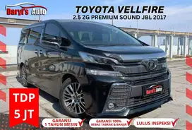 2017 Toyota Vellfire ZG Premium Sound JBL New Model Facelift TDP 5jt
