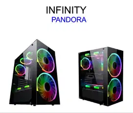 New - Casing PC Gaming INFINITY PANDORA Include 2x Front RGB Fan 200mm