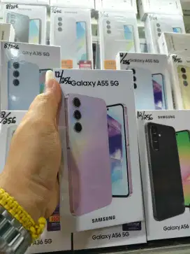 Samsung a55 12/256 cuci gudang garansi resmi 1 tahun
