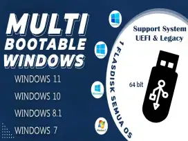 Bootable 16Gb Win AIO x64 UEFI & Legacy