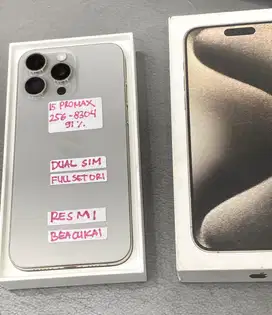 iphone 15 promax 256gb resmi bea cukai fullset