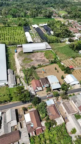 Dijual Tanah & Gudang Strategis di Poros Jalan, Ds.Pagedangan, Malang