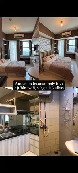 Disewakan Anderson studio