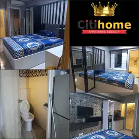 menyewakan apartemen educity 1br harian bycitihome