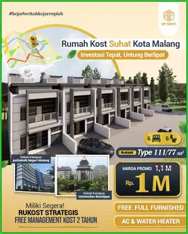 Rumah Kost Eksklusif di Malang – Dekat Kampus Widyagama