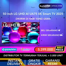 50 Inch Class LG UHD AI UA75 4K Smart TV 2025