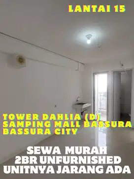 SEWA MURAH 2BR UNFURNISHED TOWER D SAMPING MALL BASSURA CITY